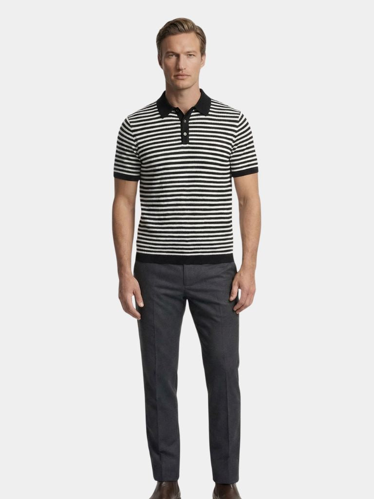 Stripe Class Polo - Brooksfor