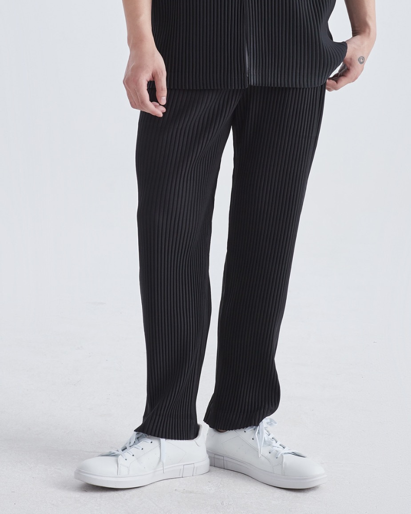 Ribbed Cotton Pantalon - Brooksfor