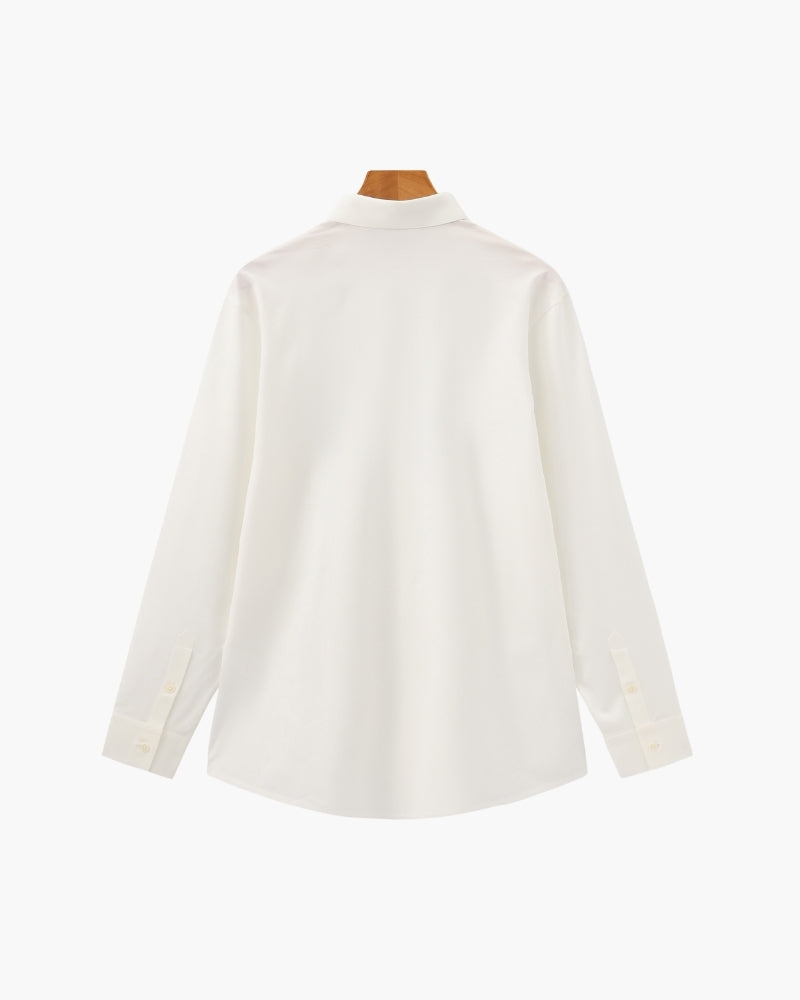 Tailored Cotton Flex Shirt - Brooksfor