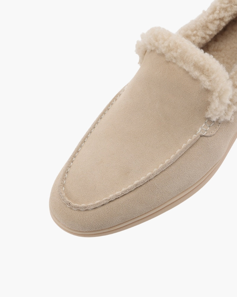 Fur-Lined Premium Loafers - Brooksfor