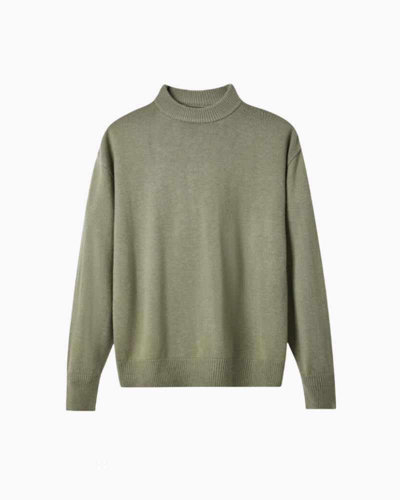 100% Premium Wool Turtleneck - Brooksfor