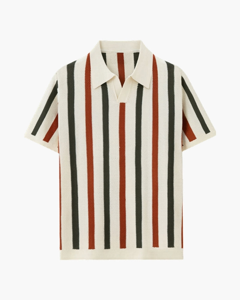 Resort Knit Stripe Polo - Brooksfor