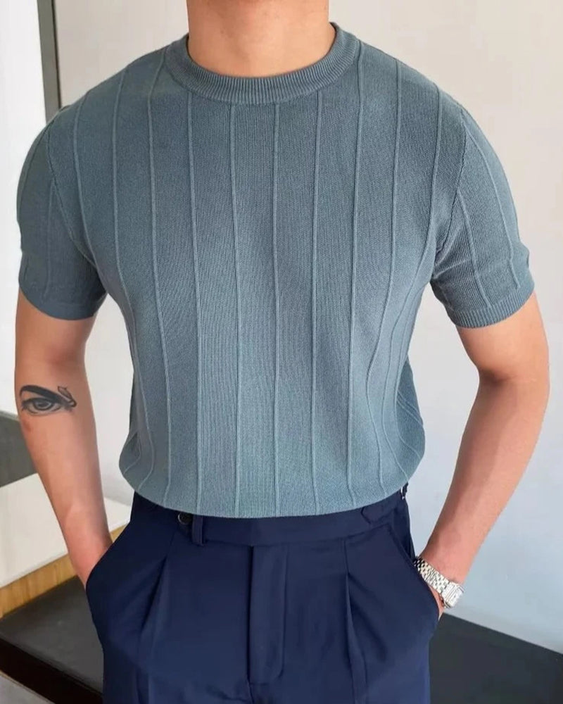 Cannes Ribbed T-Shirt - Brooksfor