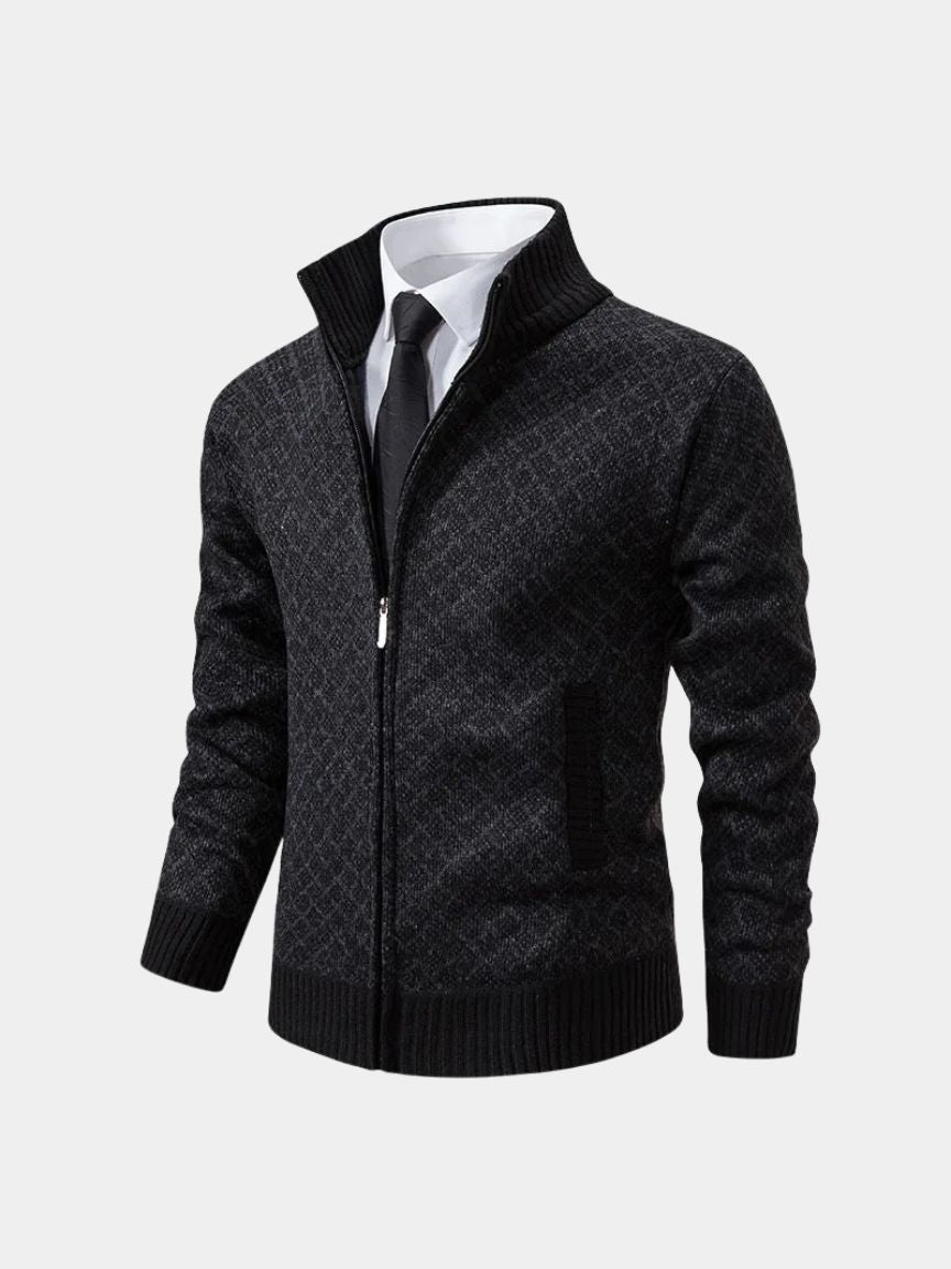 Vintage Jacquard Cardigan - Brooksfor