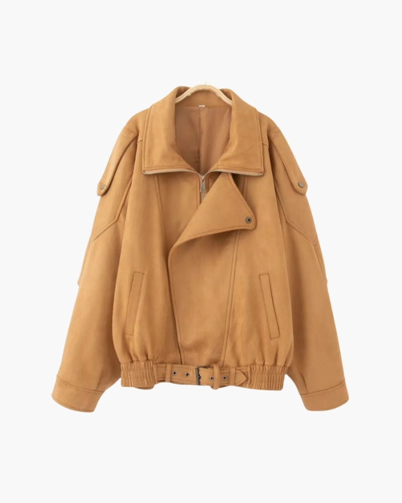 Vintage Suede Drape Jacket - Brooksfor