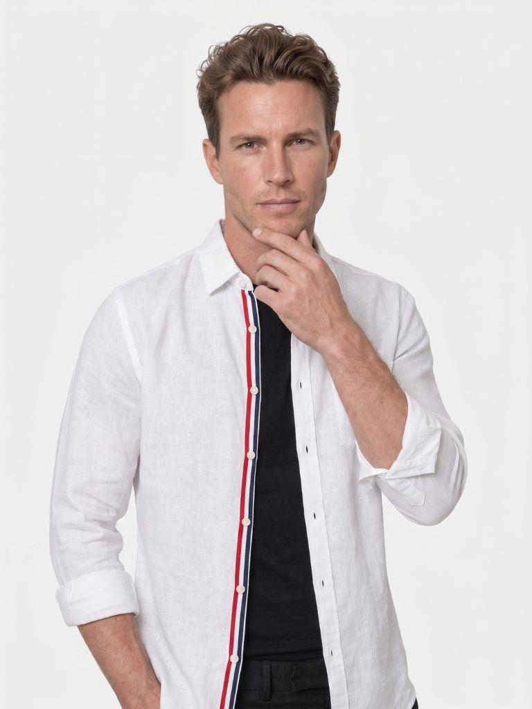 Vince Linen Shirt - Brooksfor