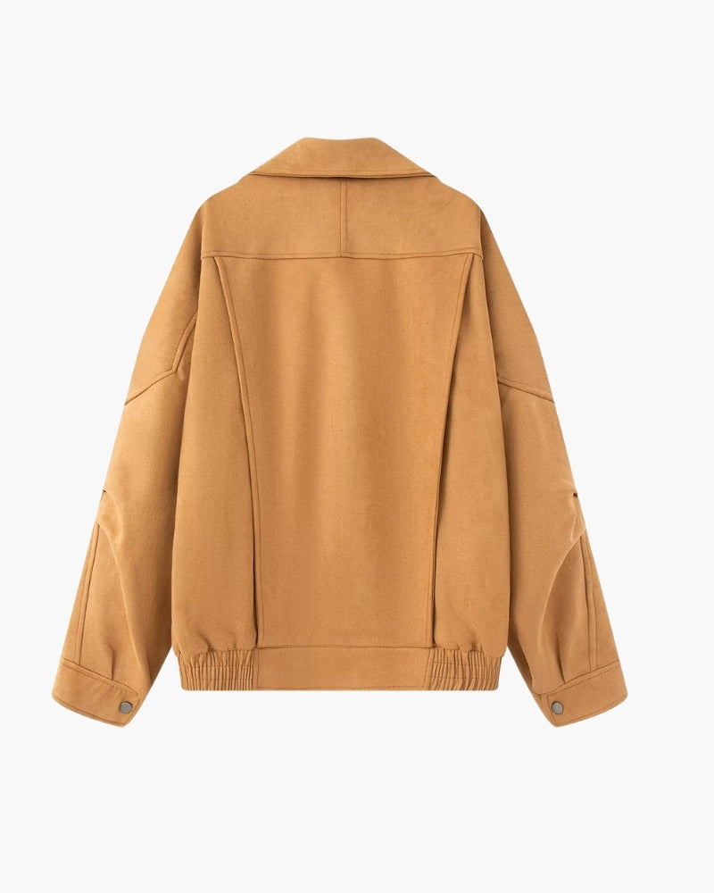 Vintage Suede Drape Jacket - Brooksfor