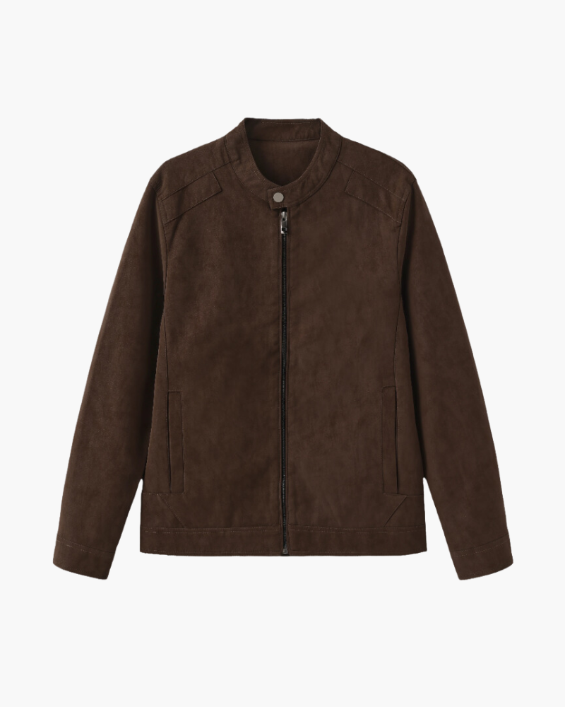 Estate Suede Leather Jacket - Brooksfor