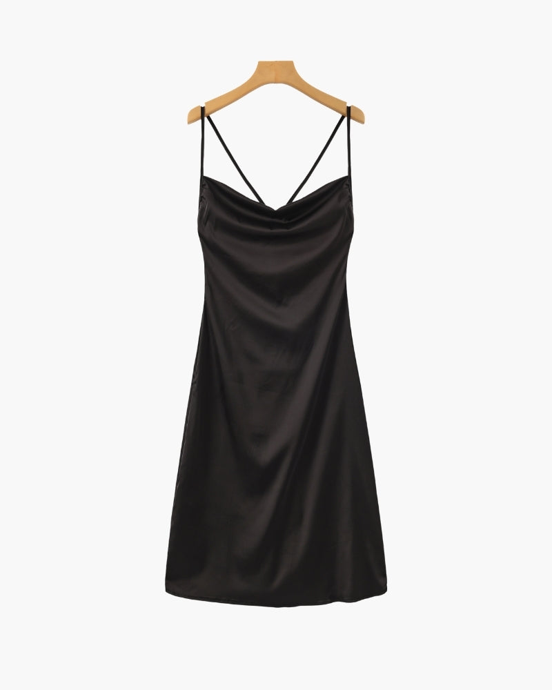 Silk Slip Dress - Brooksfor