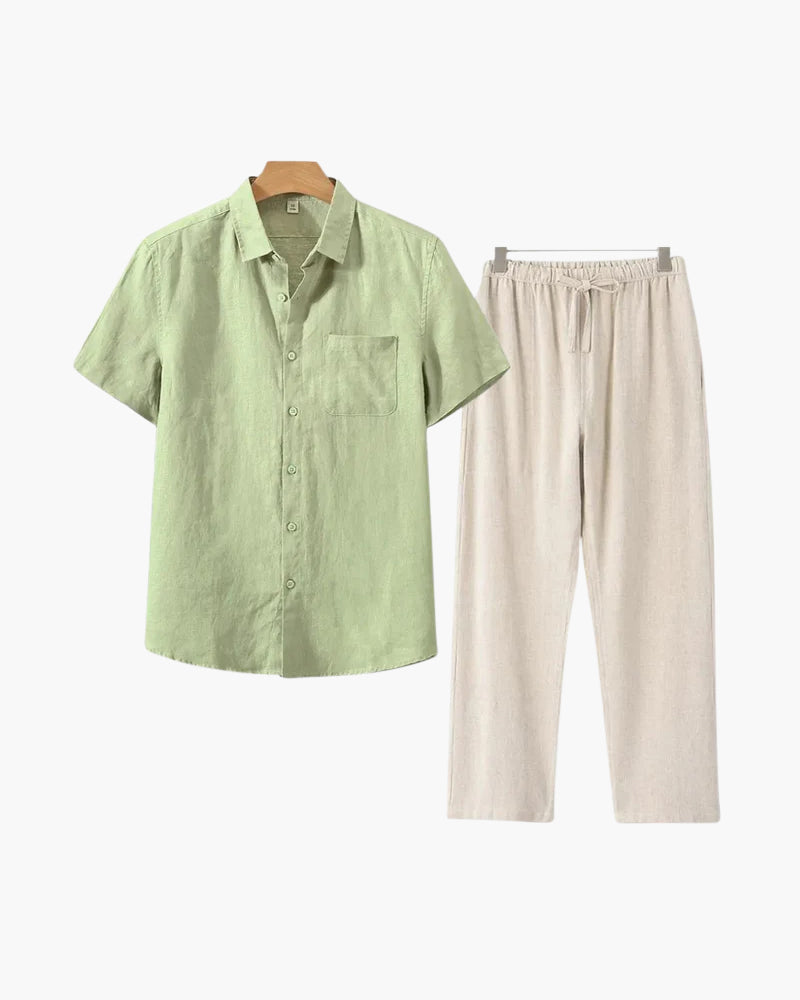 Linen Combo (Shortsleeve) - Brooksfor