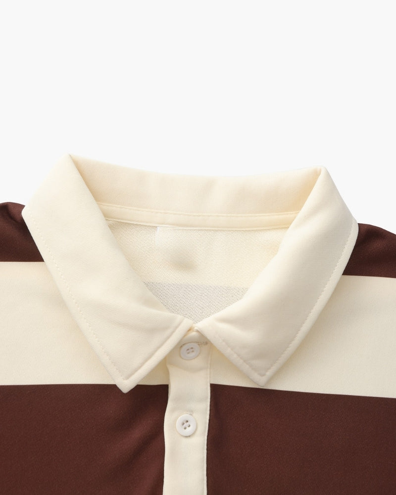 Vintage Stripe Rugby Polo - Brooksfor
