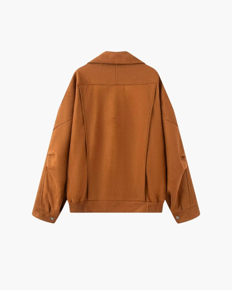 Vintage Suede Drape Jacket - Brooksfor