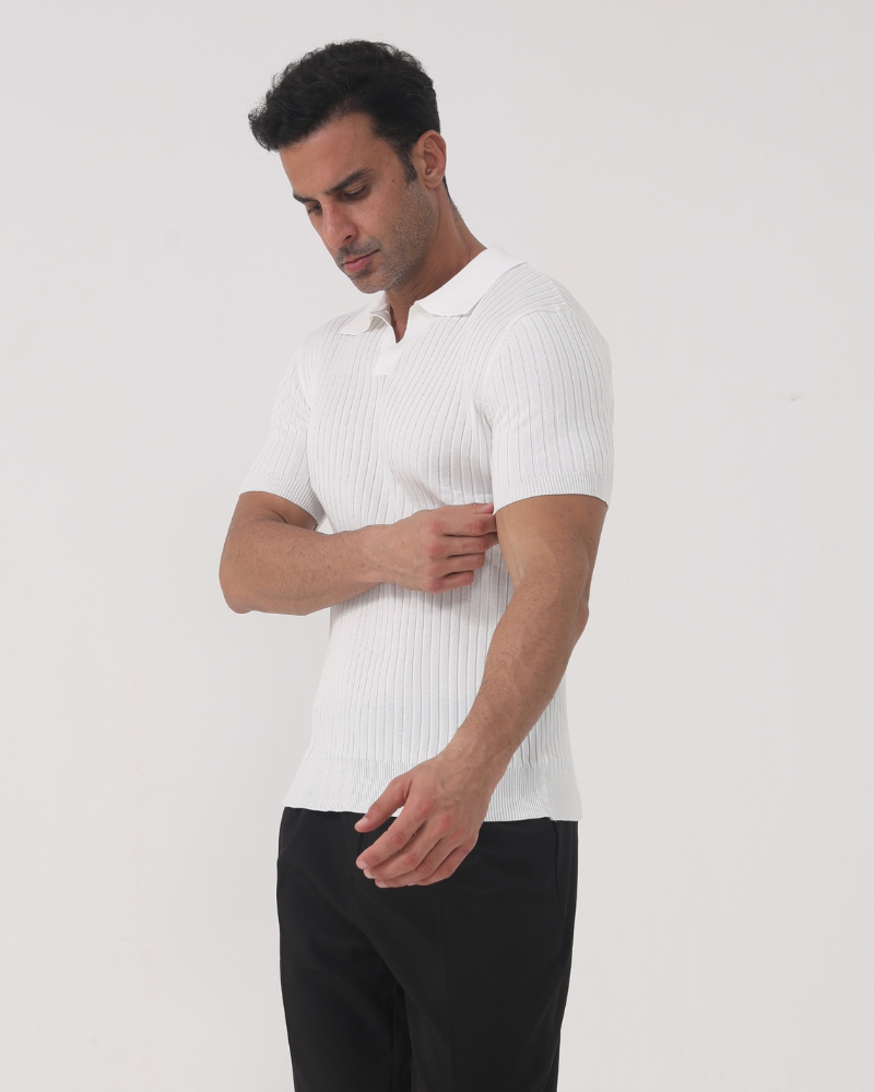 Florence - Ribbed Cotton Polo - Brooksfor