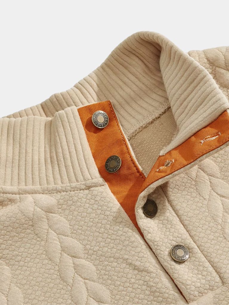 Timberline Long Collar Knit Sweater - Brooksfor