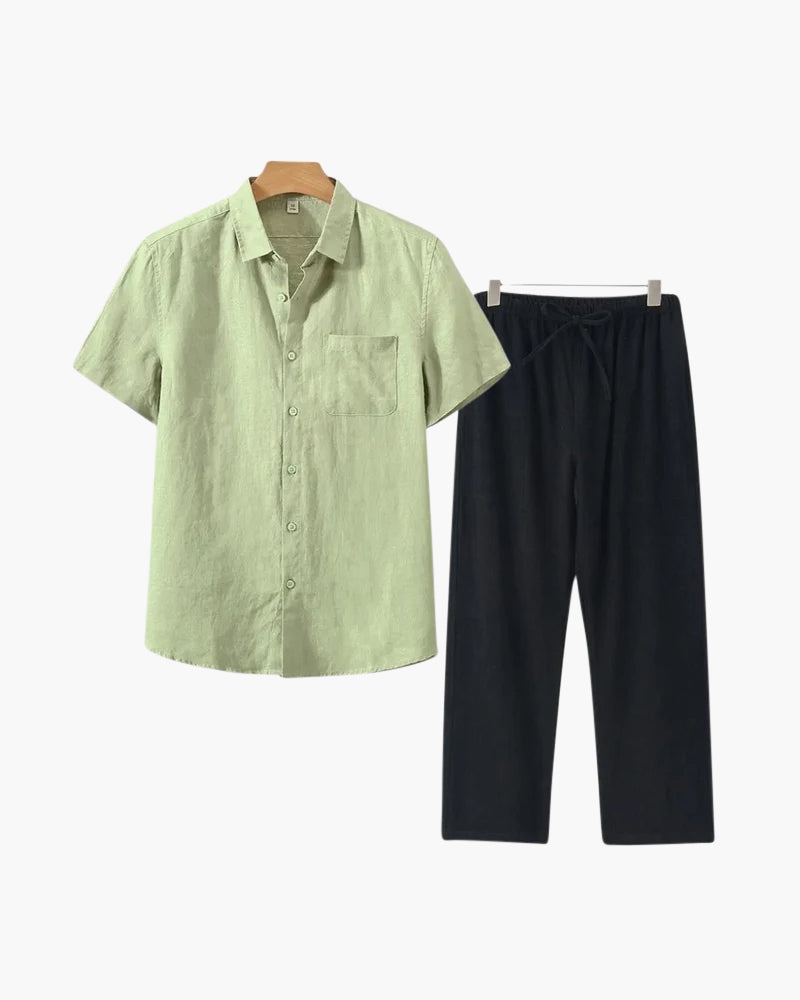 Linen Combo (Shortsleeve) - Brooksfor
