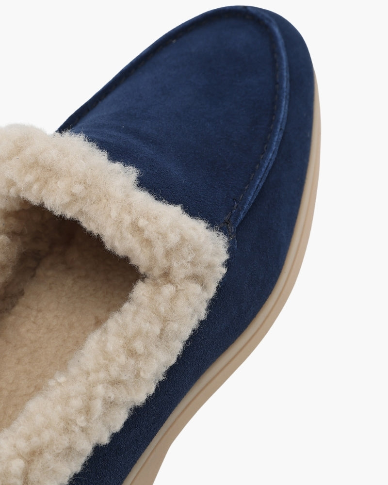 Fur-Lined Premium Loafers - Brooksfor