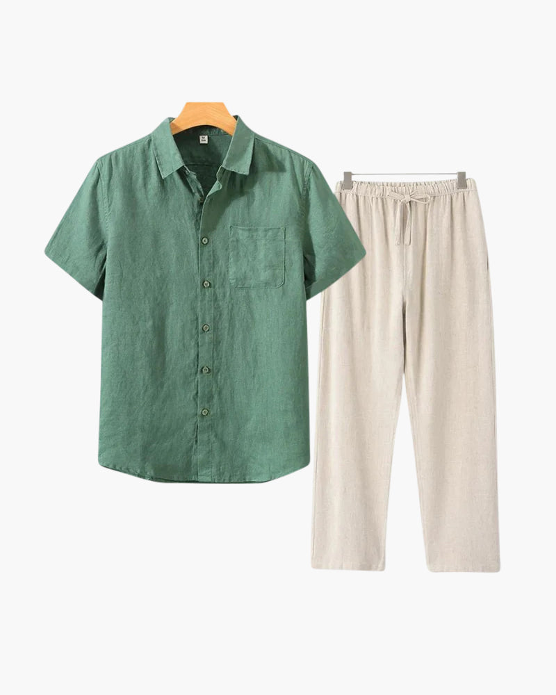 Linen Combo (Shortsleeve) - Brooksfor