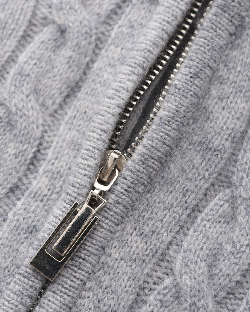 100% Cashmere Woven Half Zip - Brooksfor