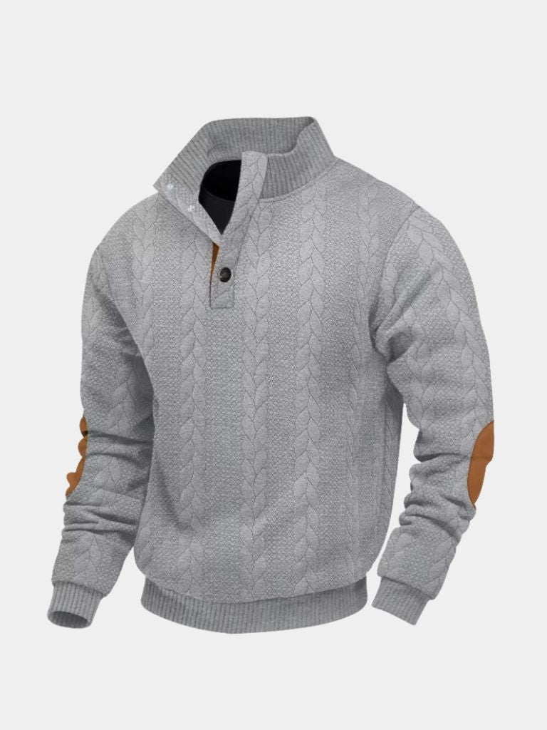 Timberline Long Collar Knit Sweater - Brooksfor