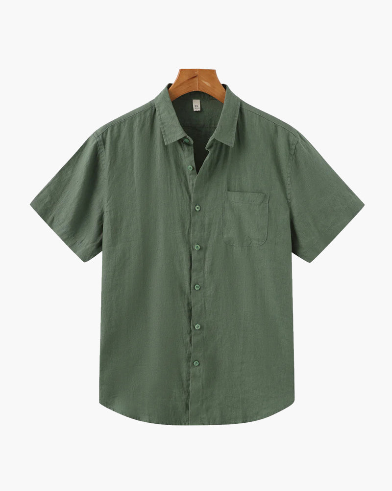 Cape Town - Linen Shirt (Shortsleeve) - Brooksfor