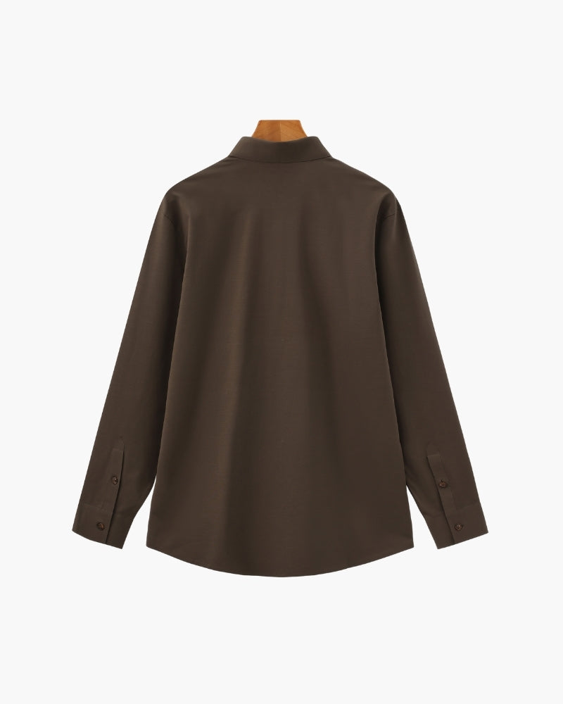 Tailored Cotton Flex Shirt - Brooksfor