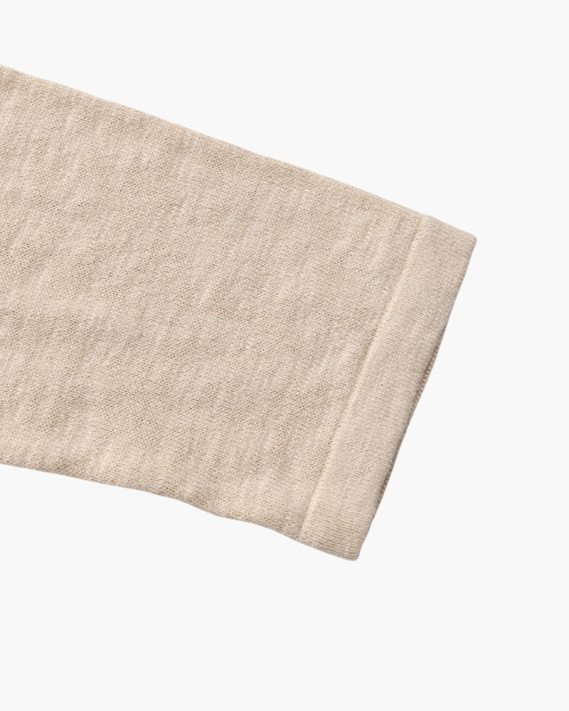 Linen Cotton Essential Crewneck - Brooksfor