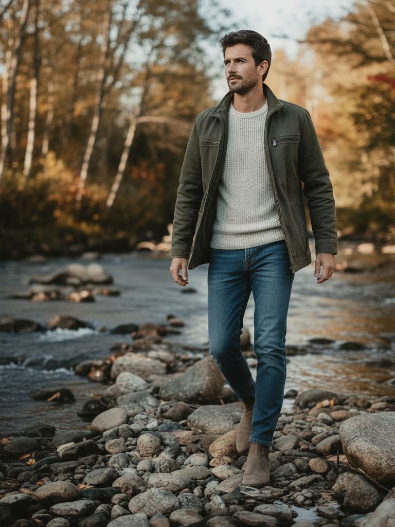 Valmont Vintage Olive Field Jacket - Brooksfor