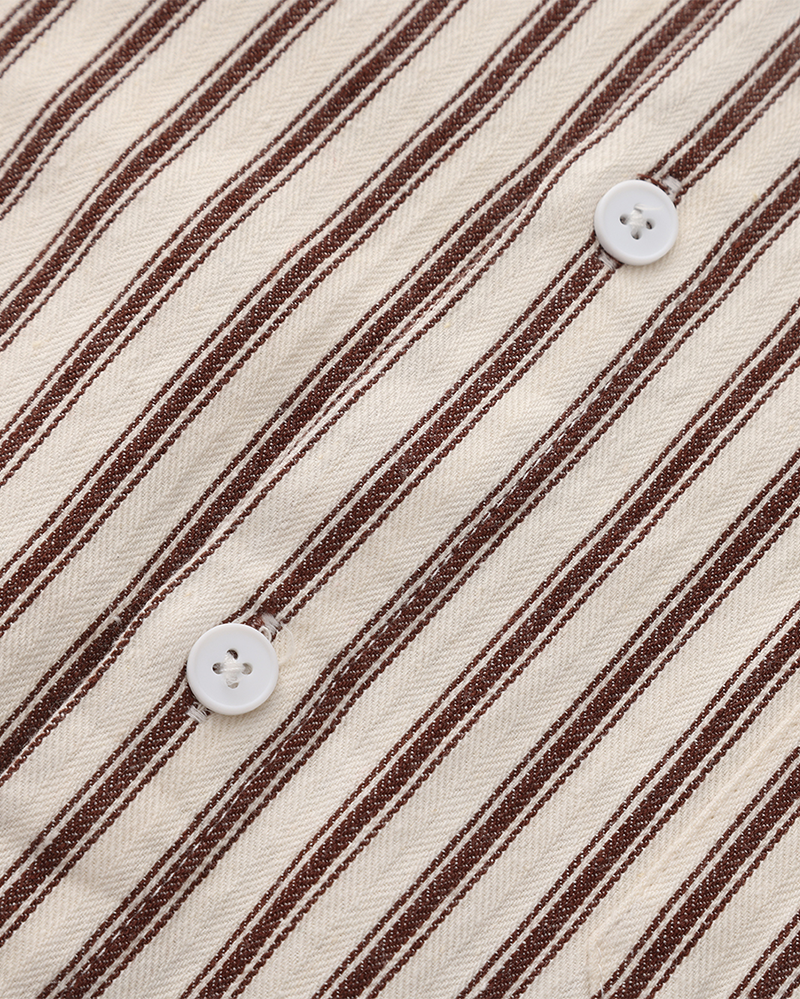 Gentlemen's Striped Shirt - Brooksfor