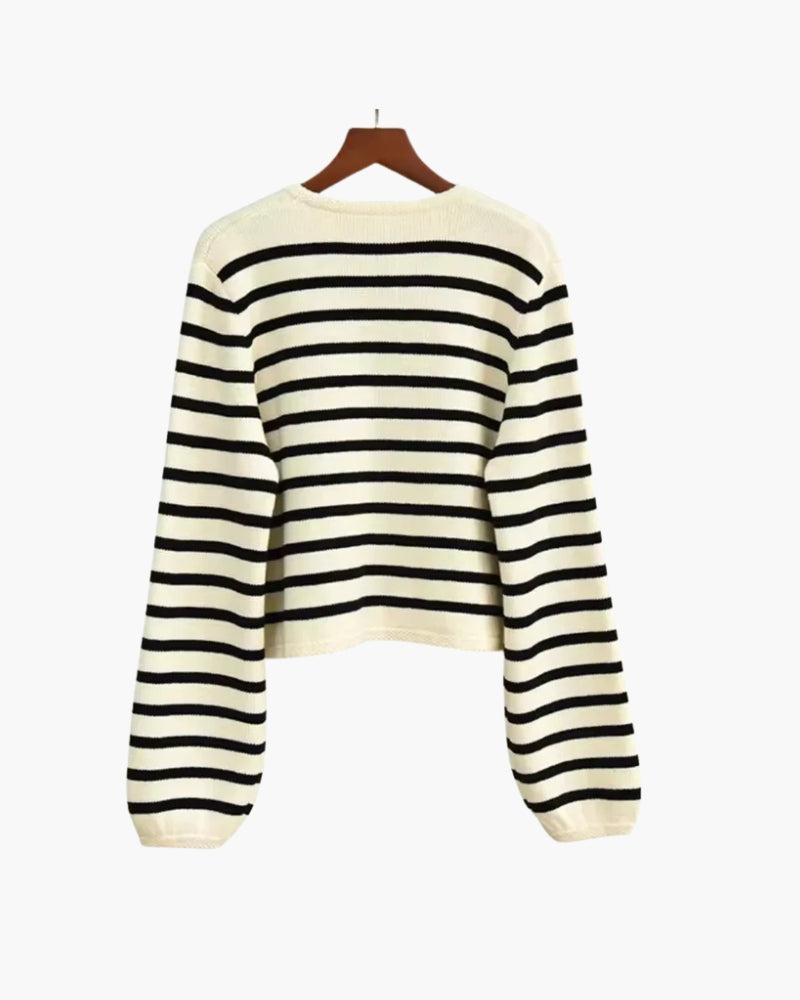 Premium Striped Wool Vest - Brooksfor