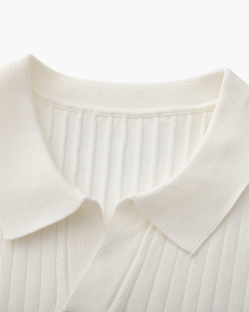Premium Ribbed Polo - Brooksfor