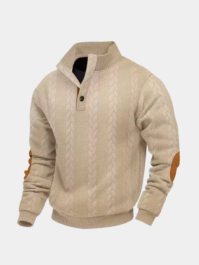 Timberline Long Collar Knit Sweater - Brooksfor