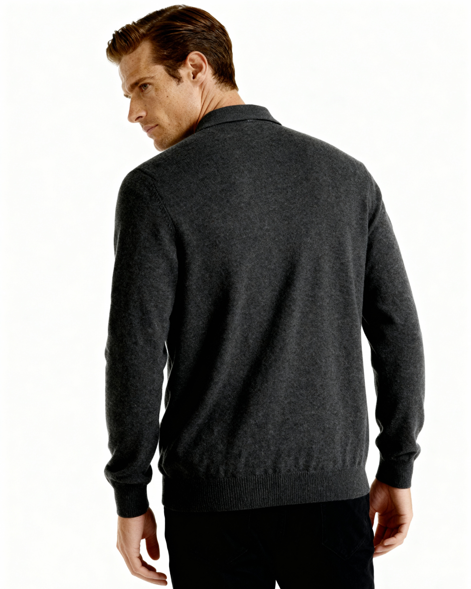 100% Cashmere Polo - Brooksfor