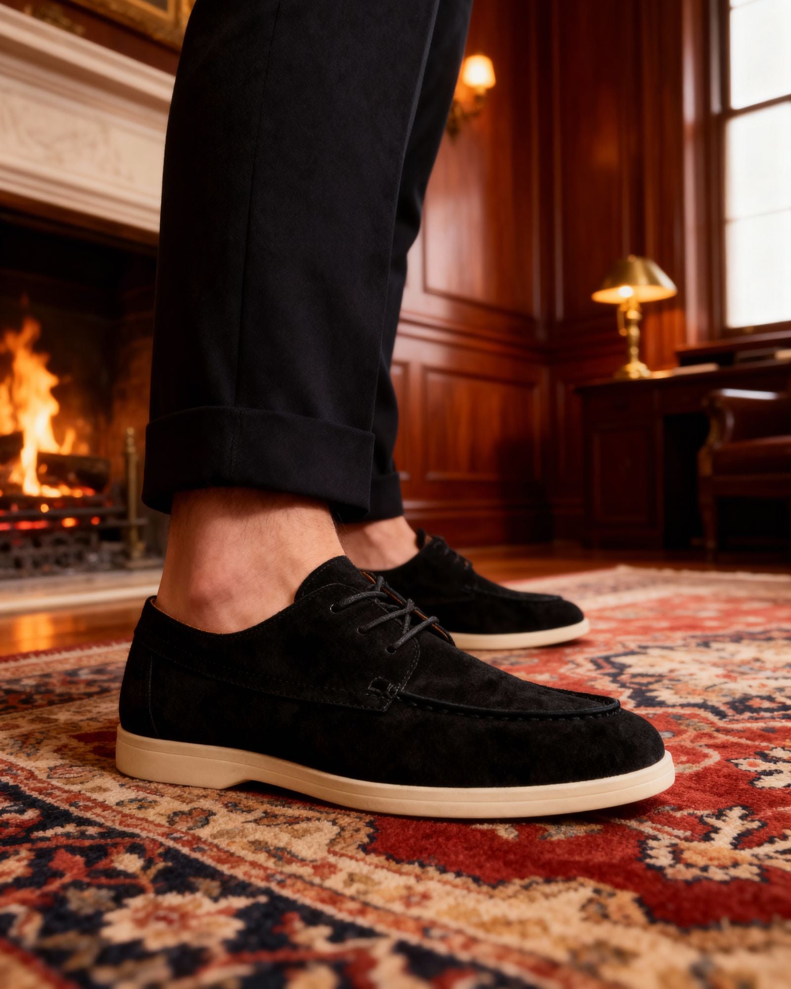 Premium Suede Lace Shoes - Brooksfor