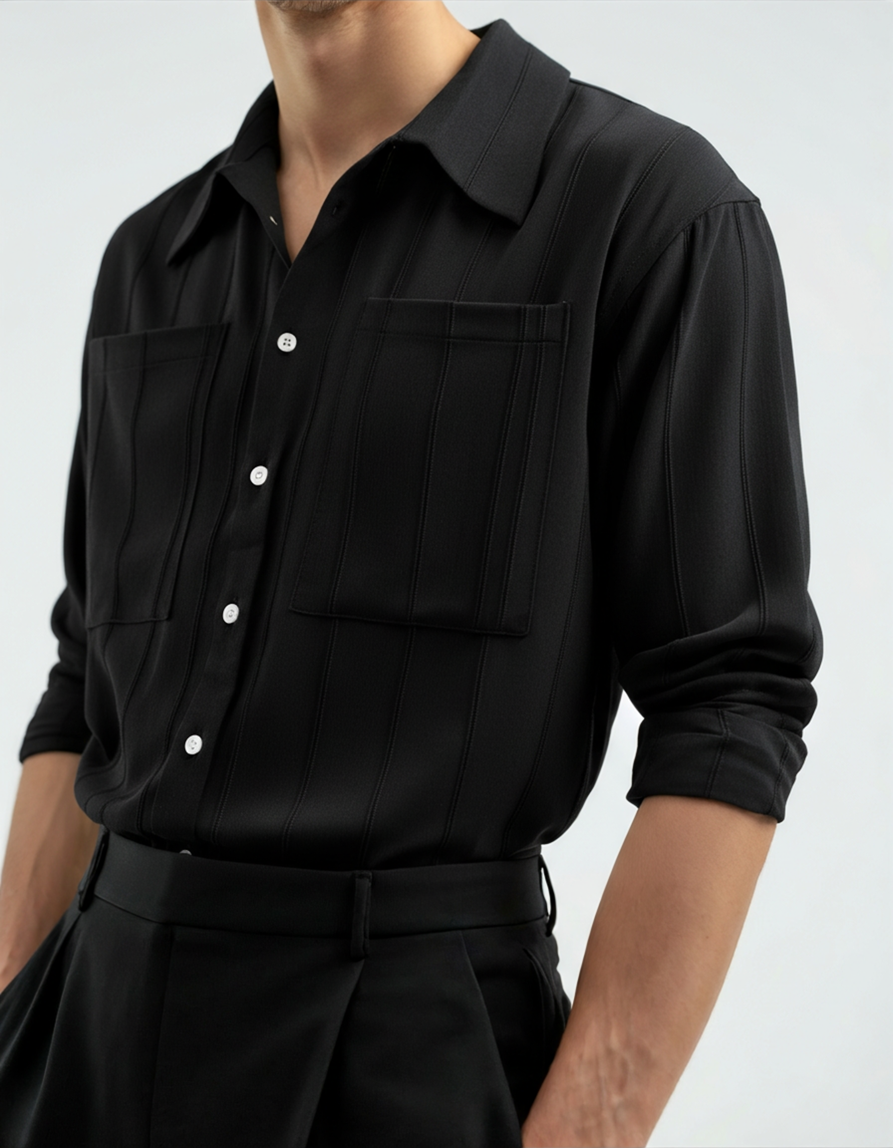 ST Tropez Ribbed Shirt - Brooksfor