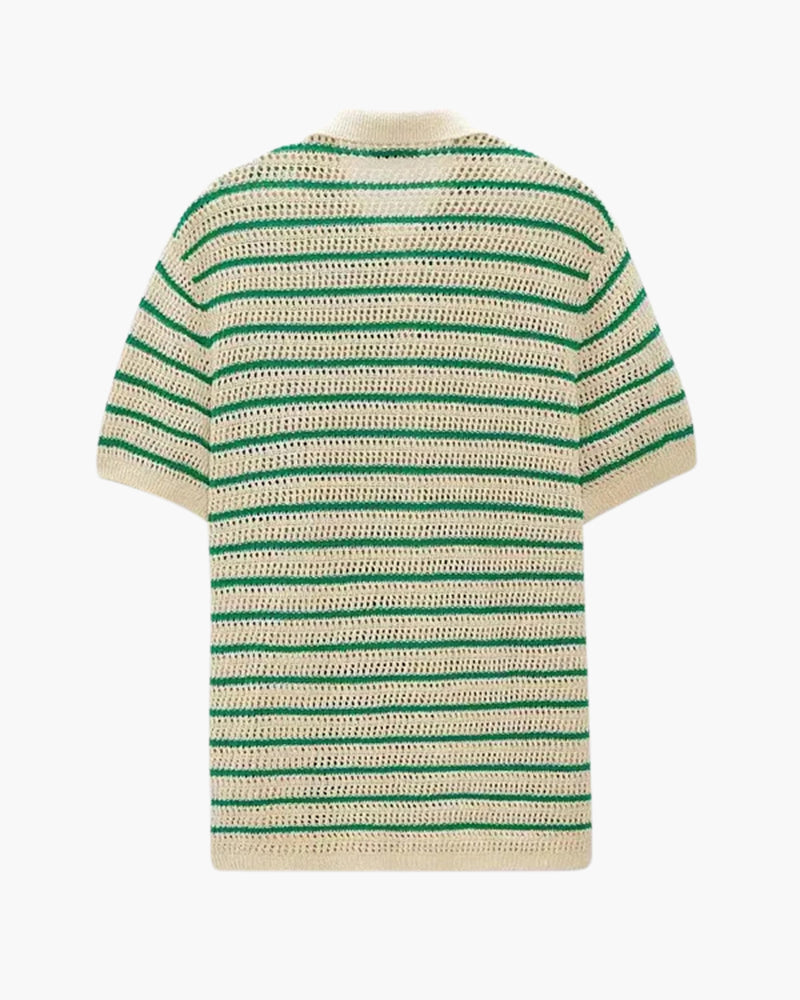 Marbella - Knitted Button Shirt - Brooksfor
