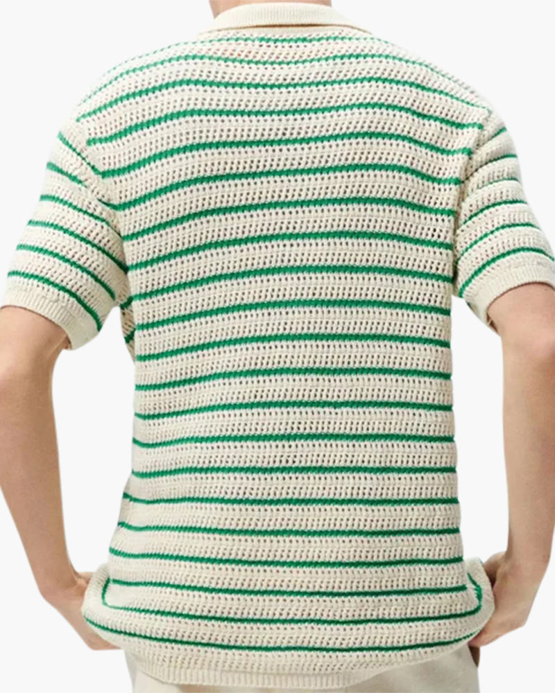 Marbella - Knitted Button Shirt - Brooksfor