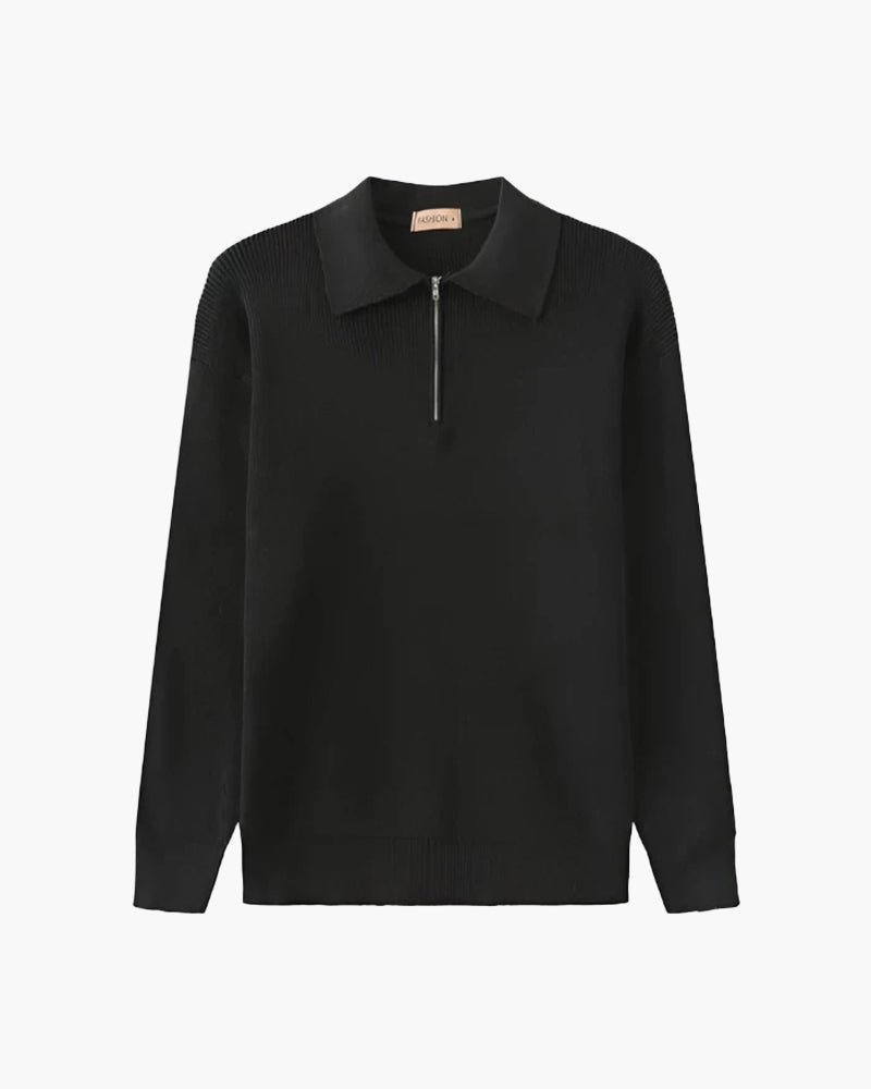 Cesare Half Zip Sweater - Brooksfor