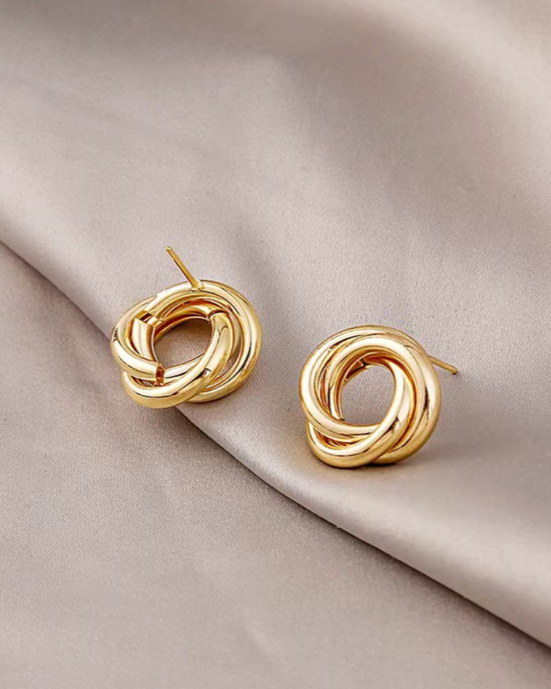 Aurelia Knot Studs - Brooksfor