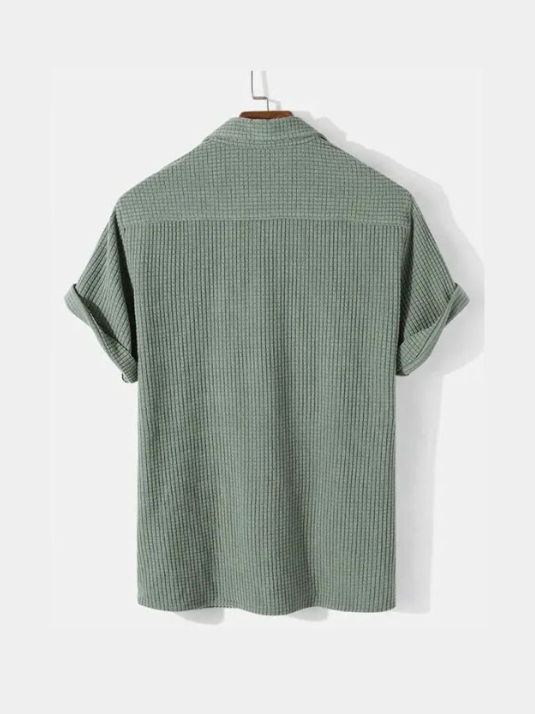 Textured Short Sleeve Shirt - Brooksfor
